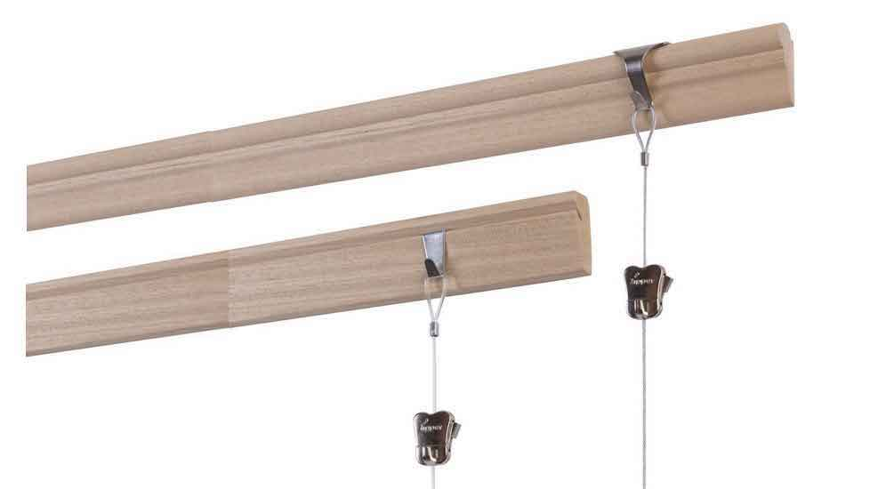 With Stas Wooden Picture Rails you bring a piece of nature into your home